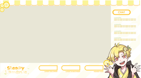 SleepyLemonie Gaming Overlay